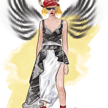 Ilustración de moda: de la pasarela al papel . Ilustrație tradițională & Ilustrație de modă de Laura Armúa - 02.20.2026