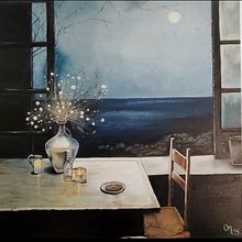 Ventana. Drawing, Artistic Drawing, and Oil Painting project by Cris Molina - 02.20.2026