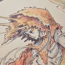 The Queen of Reef . % Miriam XIII tarafından hazırlanan Yaratıcılık, Çizim, Geleneksel illüstras, on, Ve Eskiz defteri projesi - 02.25.2026