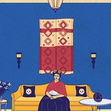 Artistas en sus Casas. Ilustração digital, Ilustração vetorial, Ilustração editorial, Desenho realista, e Desenho de retrato projeto de Lisa Fernández Karlsson - 27.02.2026