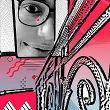 Lágrimas de alegría en la ventana Ventana. Projekt z dziedziny  Kolaż, Kreatywność, Fotografia portretowa i Fotografia cyfrowa użytkownika Johanna Dorta - 03.03.2026