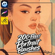 [Art Post #100] Portrait Drawing With AI,  FREE Prompt #12 + FREE! Domestika Coupon - 10% Descuento Domestika - Plus Get a Free 200+ Brush Pack and a 10% Domestika Course Coupon #portraits #brushset #domestika #procreatebrushes #freebrushes #COUPON. Un proyecto de Ilustración tradicional, Ilustración digital, Dibujo, Artesanía, Diseño gráfico, Creación de Contenido con IA, Fotografía artística, Diseño con IA, Animación con IA, IA para programación, Arteterapia, AR, VR con IA, Concept Art, Edición de Foto, Video con IA, Texto, Stor, telling con IA, Diseño 3D, Motion con IA, Inteligencia Artificial, ChatGPT, LLMs, Asistentes Inteligentes, Pintura, Pintura a la acuarela, Pintura digital, Pintura acrílica, Pintura al óleo, Pintura gouache, Dibujo digital, Dibujo a lápiz, Dibujo de Retrato, Dibujo artístico, Dibujo realista y Dibujo anatómico de Rod Lovell - 03.03.2026