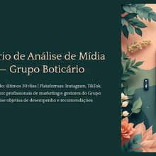 RELATÓRIO DE ANÁLISE . Facebook Marketing, Growth Marketing, Instagram Marketing, Marketing, and Social Media project by Larissa Almeida - 03.03.2026