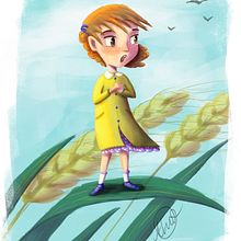 Thumbelina . % Joanna Cieslinska tarafından hazırlanan Geleneksel illüstrasyon, Karakter Tasarımı, Çocuk İllüstrasyonu, Ve Anlatı projesi - 03.04.2026