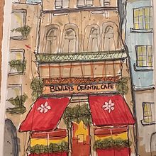 Dublin Streets. Architectural Illustration, Drawing, Ink Illustration, Sketchbook, and Sketching project by nadiabonjour - 03.06.2026