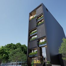 BLACK. Un proyecto de 3D, Diseño 3D, Lettering 3D, Arquitectura interior, Diseño de interiores y Fotografía en exteriores de Jesus Daniel Mendoza Caceres - 08.03.2026