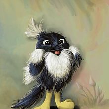 Création de la Pie Galoche avec Procreate. Digital Drawing, and Digital Illustration project by Nathali Ruel - 03.08.2026