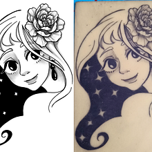 Primer tatuaje. Un proyecto de Diseño de tatuajes de Jocelyn Silva - 18.03.2026