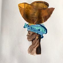 Graceful Strength. Acr, lic Painting, Portrait Drawing, and Portfolio Development project by C’aira Miller - 03.19.2026