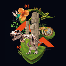 Descripción de organismos biológicos y procesos evolutivos . % Denhy Monroy tarafından hazırlanan Grafik Tasarım, Kolaj, Editor, al İllüstras, on, Dijital İllüstras, Ve on projesi - 03.20.2026