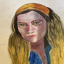 Pastel portrait  . Menggambar Artistik proyek oleh Jacqueline Hewitt - 03.21.2026
