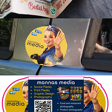 Viral  Business Card Design . Pencitraan Merek, Identitas, Desain Grafis, Dan Desain Media Sosial proyek oleh Monique Gouws - 03.23.2026