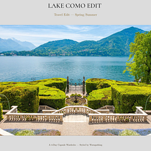 Lake Como Edit: A 4-Day Capsule Wardrobe. Projekt z dziedziny Design i Projektowanie mod użytkownika Worngathing Chiphang - 26.03.2026