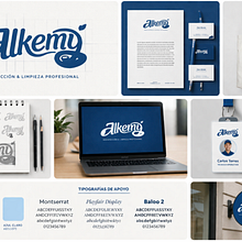 Alkemy. Projekt z dziedziny Br, ing i ident, fikacja wizualna, Projektowanie logot, pów, T i pografia użytkownika Kimberly Garcia - 31.03.2026