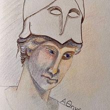 Abschlussprojekt des Kurses Lebendiges Porträtzeichnen mit Buntstiften von Gaby Niko. Een project van Tekenen met kleurpotloden,  Tekening,  Portrettekening y Sketchbook van Susanne Taudte - 31.03.2026