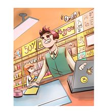Tomas. Un progetto di Character design, Fumetto, Illustrazione digitale, Illustrazione tradizionale e Manga di Lenin España - 02.04.2026