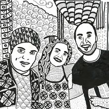 Retratos estilo doodle art. Un proyecto de Dibujo de Mariana Cabal - 02.04.2026