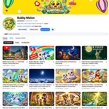 My Youtube Channel Bubby Melon. Digital Illustration, 3D, Stor, and telling project by Ayse ELAGOZ DEMIRCI - 04.03.2026