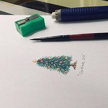 Pinturas en MINIATURA . % Paula Kretzer tarafından hazırlanan Geleneksel illüstras, on, Tablo, Sulubo, Ve a Resim projesi - 04.06.2026