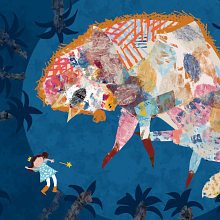 Nour and her hourse . % Tasneem Marghani tarafından hazırlanan Karakter Tasarımı, Dijital İllüstras, on, Çizim, Geleneksel illüstras, Ve on projesi - 04.09.2026