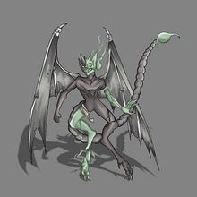 Imp familiar dnd  Ein Projekt aus dem Bereich Digitale Illustration, Zeichnung und Design von Marina Caffetti - 16.04.2026