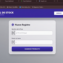 inventario piezas mecanicas . % Yeison Fabian Vargas Ramirez tarafından hazırlanan Web Geliştirme, Ve Programlama projesi - 04.17.2026