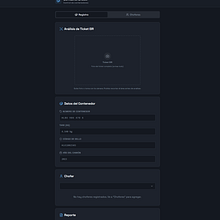 Container Check, de la idea a la ejecución.. Programming, Web Design, Web Development, No-Code Development, Artificial Intelligence, AI Design, AI Content Creation, ChatGPT, and AI programming project by Emiliano Guzmán Mendoza - 04.18.2026