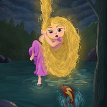 Rapunzel discoverings . Un proyecto de Ilustración infantil, Ilustración digital, Pintura digital y Álbum ilustrado						 de martinarizzo0203 - 18.04.2026