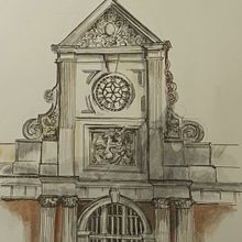 Semi realistic drawing. Un progetto di Illustrazione architettonica, Architettura, Disegno, Disegno realistico e Bozzetti di y7dfcnx8rv - 18.04.2026