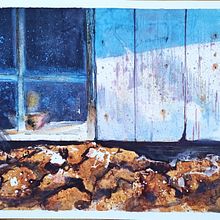 Mi version de la ventana de David . Arte plastice, Ilustrație tradițională, Pictura și Pictură în acuarelă de Adriana Tiralongo - 04.23.2026