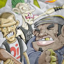 Oi! BAND · Underground Comic. Projekt z dziedziny Komiks użytkownika Jonas Jorna · MAD JONAX - 24.04.2026