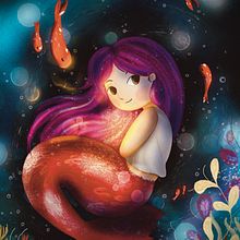 Segredos do fundo do mar. Un progetto di Illustrazione infantile, Illustrazione digitale, Pittura digitale e Albo illustrato di Janna Andrade - 25.04.2026