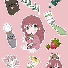 Ilustración Kawaii: Crea Personajes Encantadores. Projekt z dziedziny Manga, Projektowanie postaci, Trad, c i jna ilustracja użytkownika Lidia López León - 27.04.2026