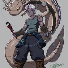 Rhya Akasuna. Digital Illustration, Drawing, Character Design, Creativit, Digital Drawing, and Digital Design project by Federico Robledo - 04.30.2026