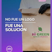 Higreen — Identidad visual para almacén orgánico con delivery . Br, ing și identitate și Design de logo de Nat - 05.02.2026