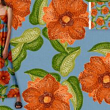 Embroidery Floral. Traditional illustration, Costume Design, Pattern Design, Fashion Design, and Digital Illustration project by Rodrigo Lehn - 05.04.2026