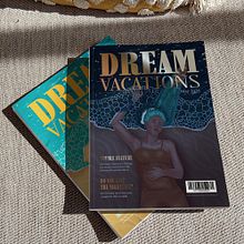 Dream Vacations Magazine . Ilustrație tradițională, Desen, Ilustrație digitală, Desen de portret, Desen digital și Pictură digitală de Johnny Fernandez - 05.08.2026