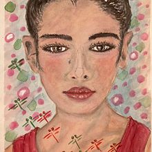 A sketchbook project to the watercolor portrait arts 🎭 . Un progetto di Bozzetti, Disegno, Disegno di ritratti, Disegno artistico e Sketchbook di Ms. Yoko Wakabayashi - 08.05.2026