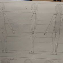 Model sheet Ein Projekt aus dem Bereich Traditionelle Illustration, Design von Figuren, Comic, Bleistiftzeichnung, Zeichnung und Manga von Débora de Oliveira Cintra e Silva - 10.05.2026