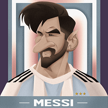 Mundial 2026 - jugadores geométricos. Een project van Traditionele illustratie, Ontwerp van personages y Digitale illustratie van Milagros Balderrama Rojas - 11.05.2026