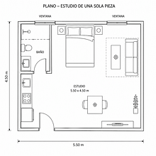 Estudio económico y sencillo . Architecture, Interior Architecture, Interior Design, Architectural Illustration, L, scape Architecture, and ArchVIZ project by Jaasiel Cerna Fallas - 05.14.2026