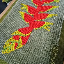 Helicônia rostrata. Embroider project by Denise M G Dias - 05.16.2026