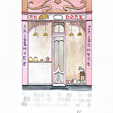 Fachada francesa. Un progetto di Pittura, Disegno, Pittura ad acquerello e Illustrazione architettonica di Miriam - 18.05.2026
