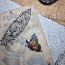 Tiger's feather . Un proyecto de Diseño de tatuajes de Ewelina Samojlik - 19.05.2026