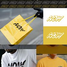 Branding marca NOW. Graphic Design, Drawing, Digital Illustration, Design, Br, ing, Identit, and Street Art project by Sebastian Mosquera - 05.20.2026