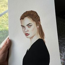 Portrait in Watercolor. Portrait Drawing, Traditional illustration, and Watercolor Painting project by Tania Rojas - 05.20.2026