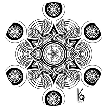 A story in mandala form, my end project. Un proyecto de Dibujo, Ilustración con tinta, Arteterapia, Meditación y Mindfulness de Katrien Van Riel - 23.05.2026