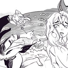 Momo Ayase and Okarun's Great Chase. Un proyecto de Ilustración tradicional, Diseño de personajes, Cómic y Manga de turnadi - 24.05.2026