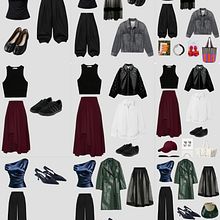 Kuro Chic: mis looks para un fin de semana en Kioto . Desain, Dan Desain Busana proyek oleh Agustina Luján Bader Manjón - 05.25.2026