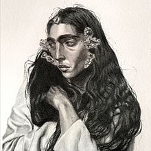 Graphite portrait. Un projet de Beaux Arts, Dessin, Dessin au cra, on, Illustration traditionnelle, Dessin de portrait, Dessin réaliste, Dessin artistique, Esquisse  , et Dessin anatomique de anne_v_blij - 28.05.2026